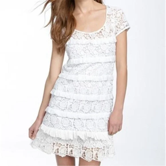 Diane Von Furstenberg | Dresses | Diane Von Furstenburg Dvf Boho White Crochet Lace Ruffle Fringe Arcelia Dress | Poshmark Diane Von Furstenberg | Dresses | Diane Von Furstenburg Dvf Boho White Crochet Lace Ruffle Fringe Arcelia Dress | Poshmark
